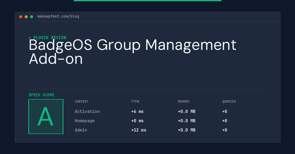 BadgeOS Group Management Add-on - MakeWPFast