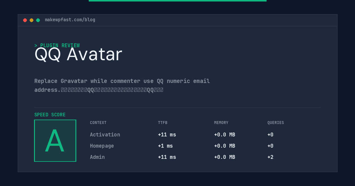 QQ Avatar - MakeWPFast