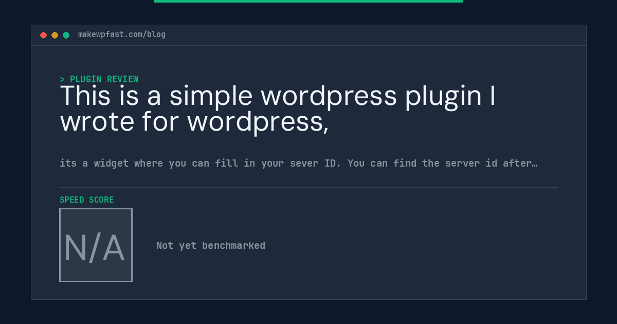 This is a simple wordpress plugin I wrote for wordpress, - MakeWPFast