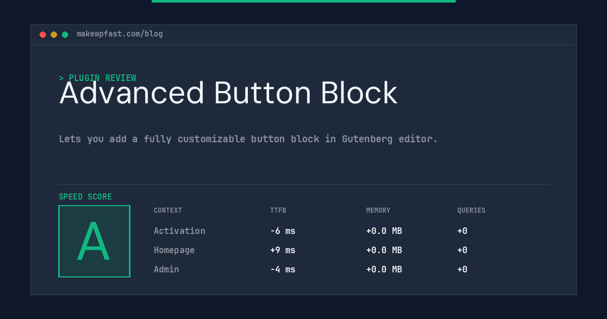 Advanced Button Block - MakeWPFast