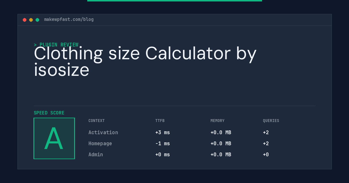 Clothing size Calculator by isosize - MakeWPFast