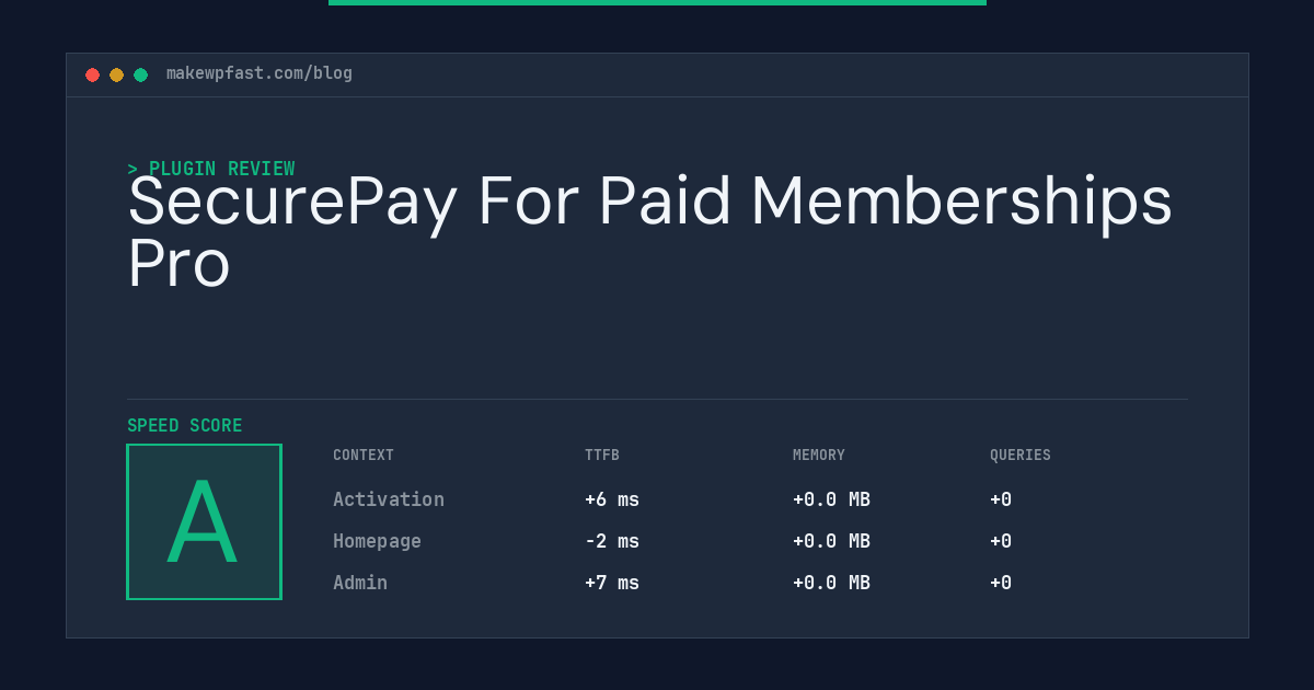 SecurePay For Paid Memberships Pro - MakeWPFast