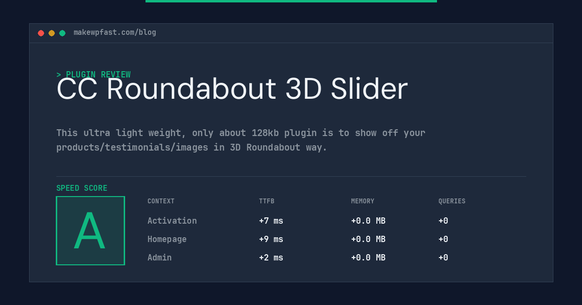 CC Roundabout 3D Slider - MakeWPFast