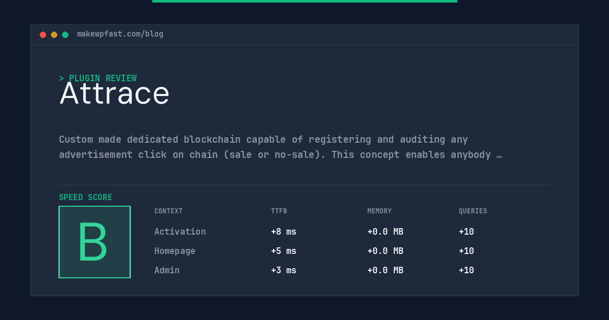 Attrace - MakeWPFast