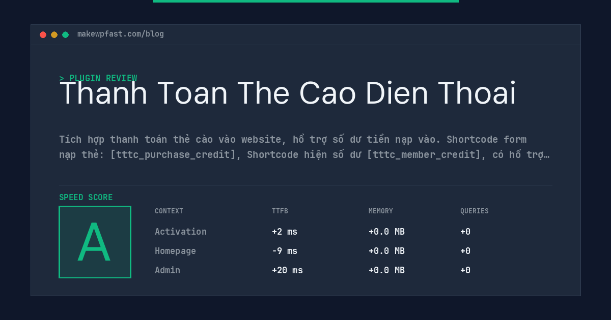 Thanh Toan The Cao Dien Thoai - MakeWPFast