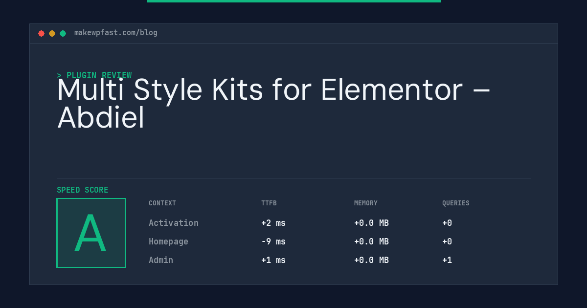 Multi Style Kits for Elementor – Abdiel - MakeWPFast