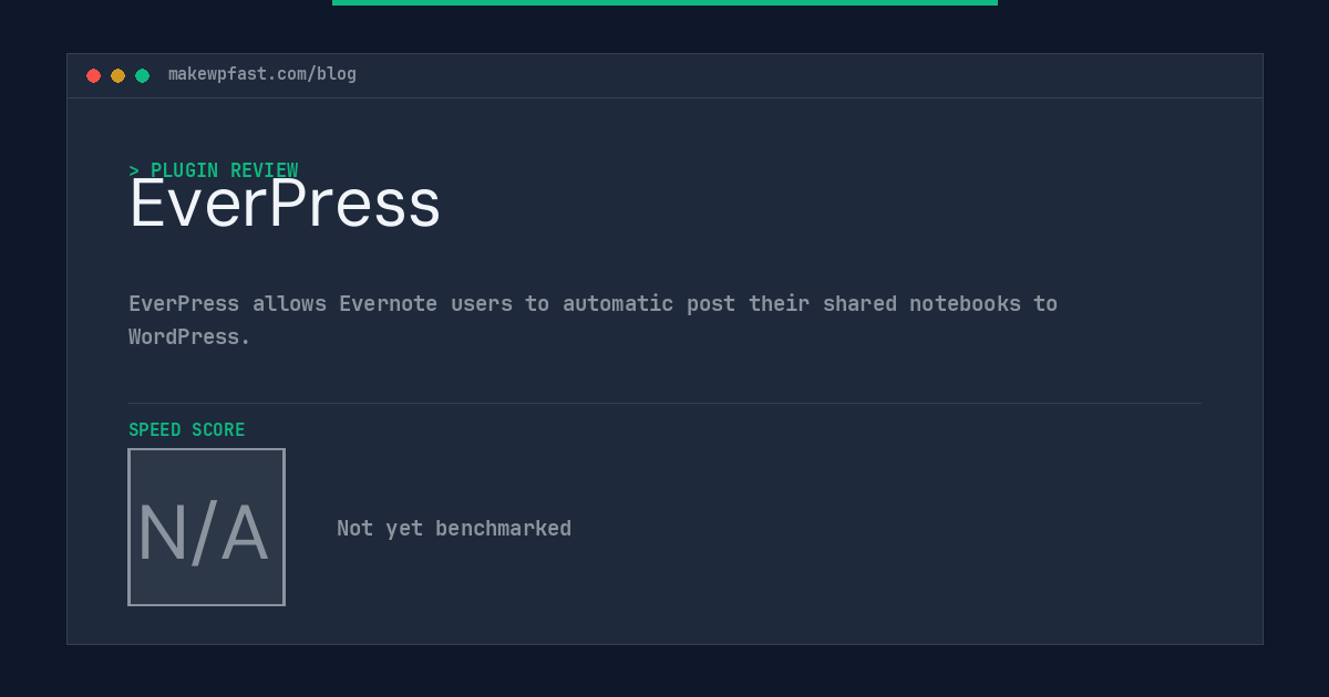 EverPress - MakeWPFast
