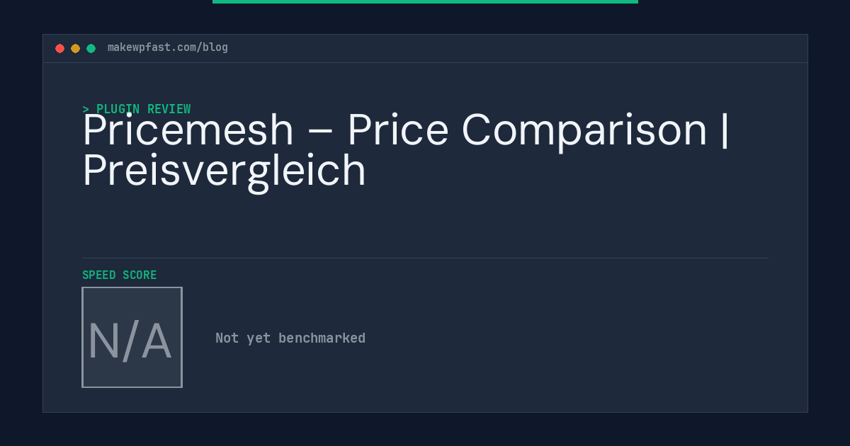 Pricemesh – Price Comparison | Preisvergleich - MakeWPFast
