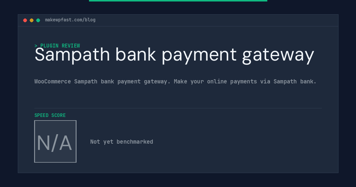 Sampath bank payment gateway - MakeWPFast