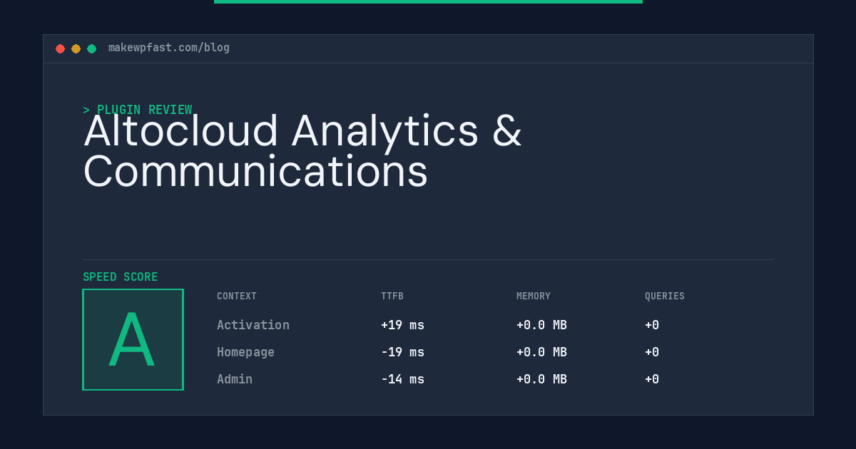 Altocloud Analytics & Communications - MakeWPFast