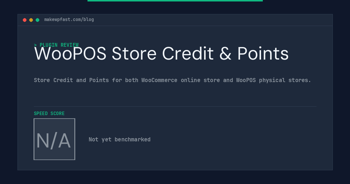 WooPOS Store Credit & Points - MakeWPFast