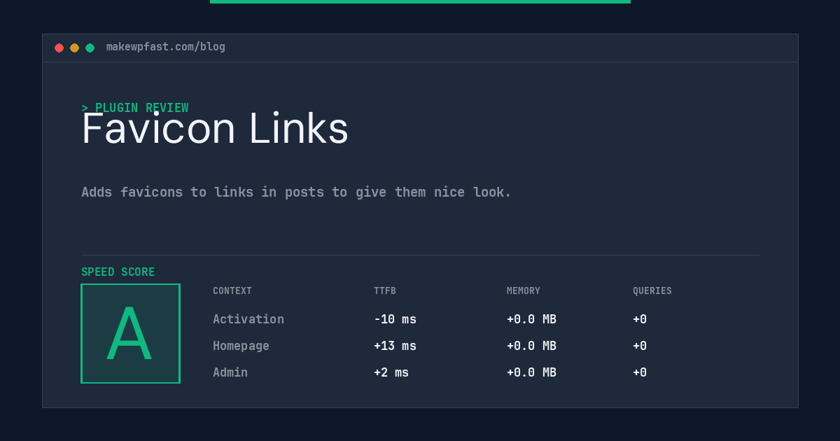 Favicon Links - MakeWPFast