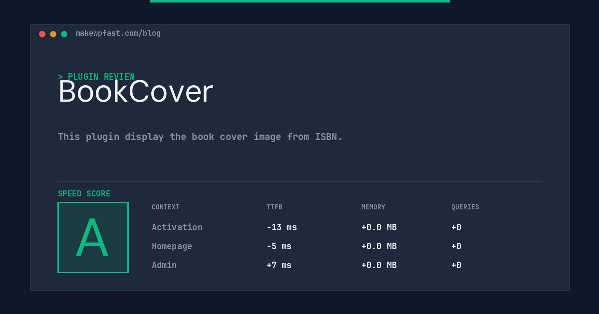 BookCover - MakeWPFast