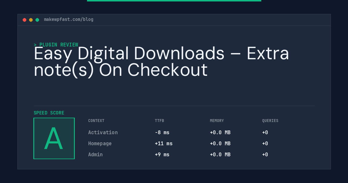Easy Digital Downloads – Extra note(s) On Checkout - MakeWPFast