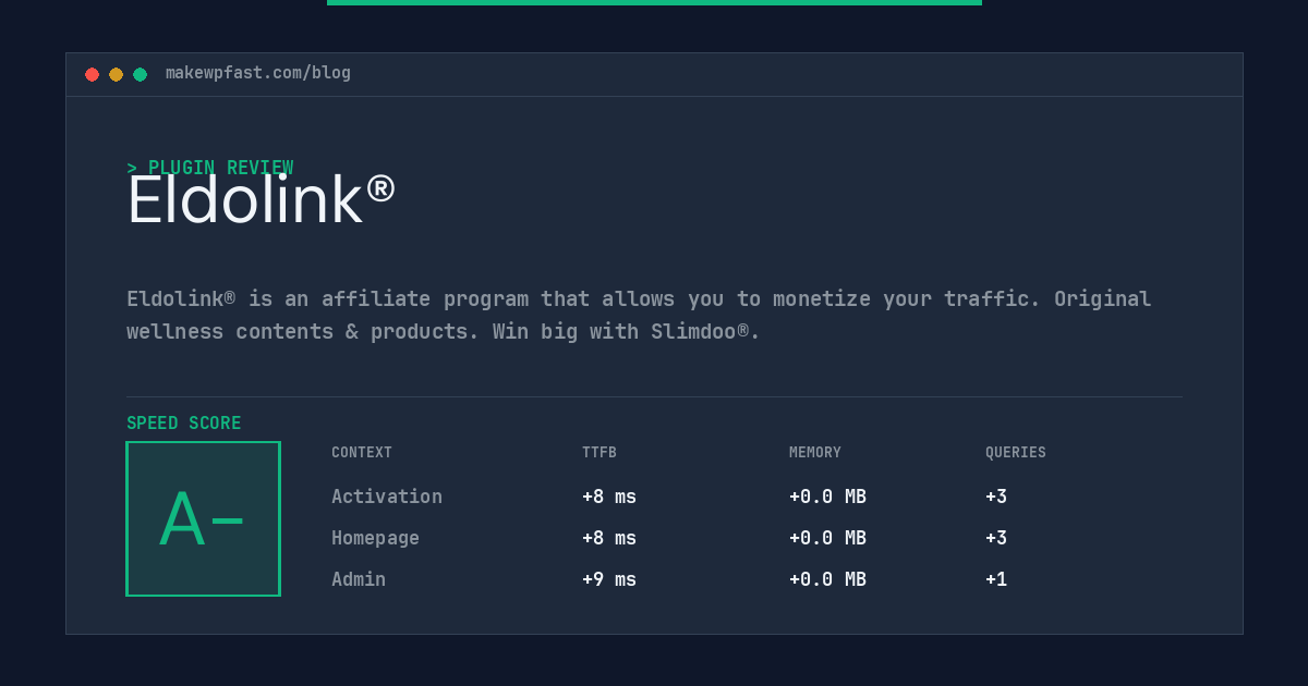 Eldolink® - MakeWPFast