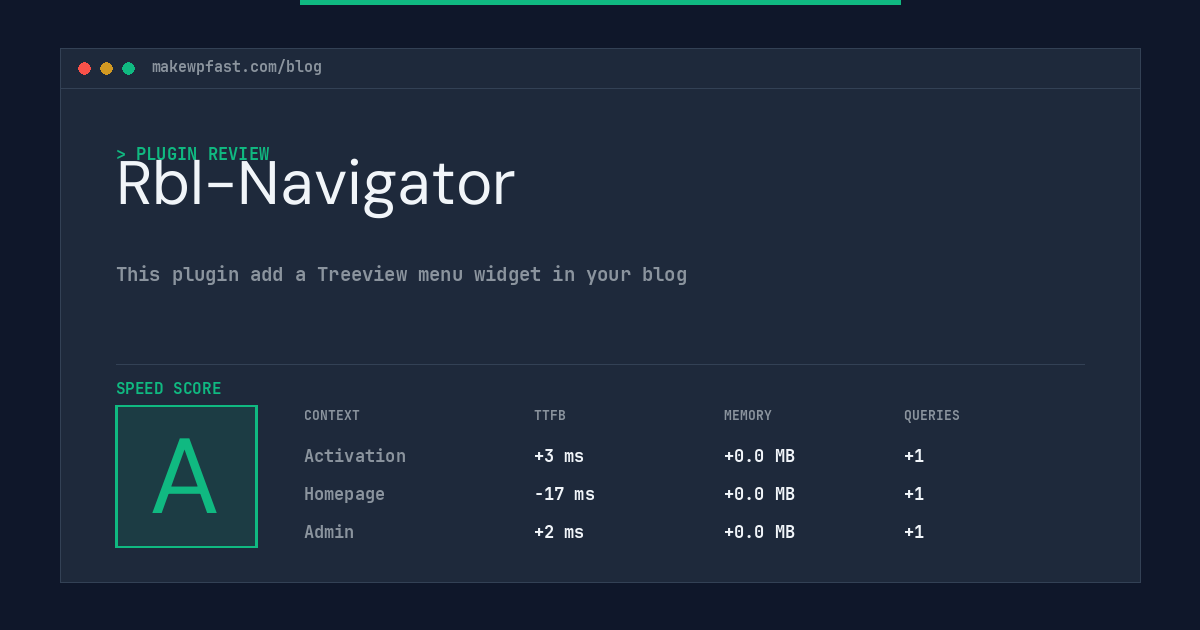 Rbl-Navigator - MakeWPFast