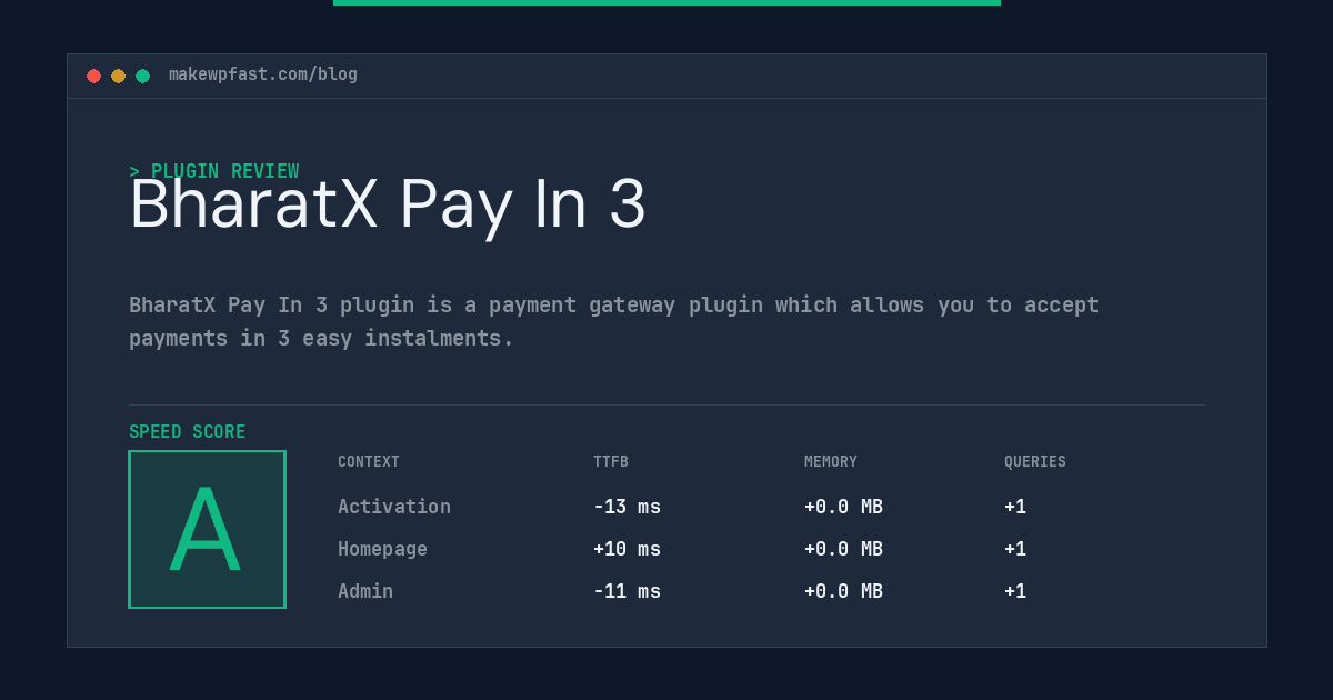 BharatX Pay In 3 - MakeWPFast