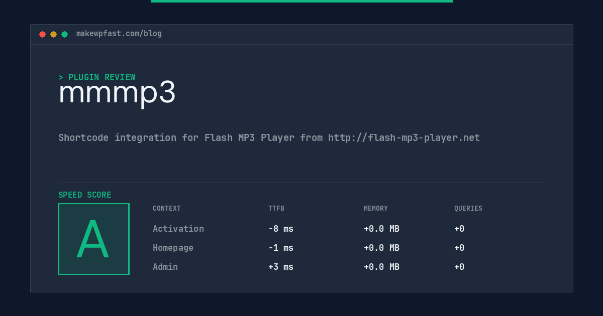 mmmp3 - MakeWPFast