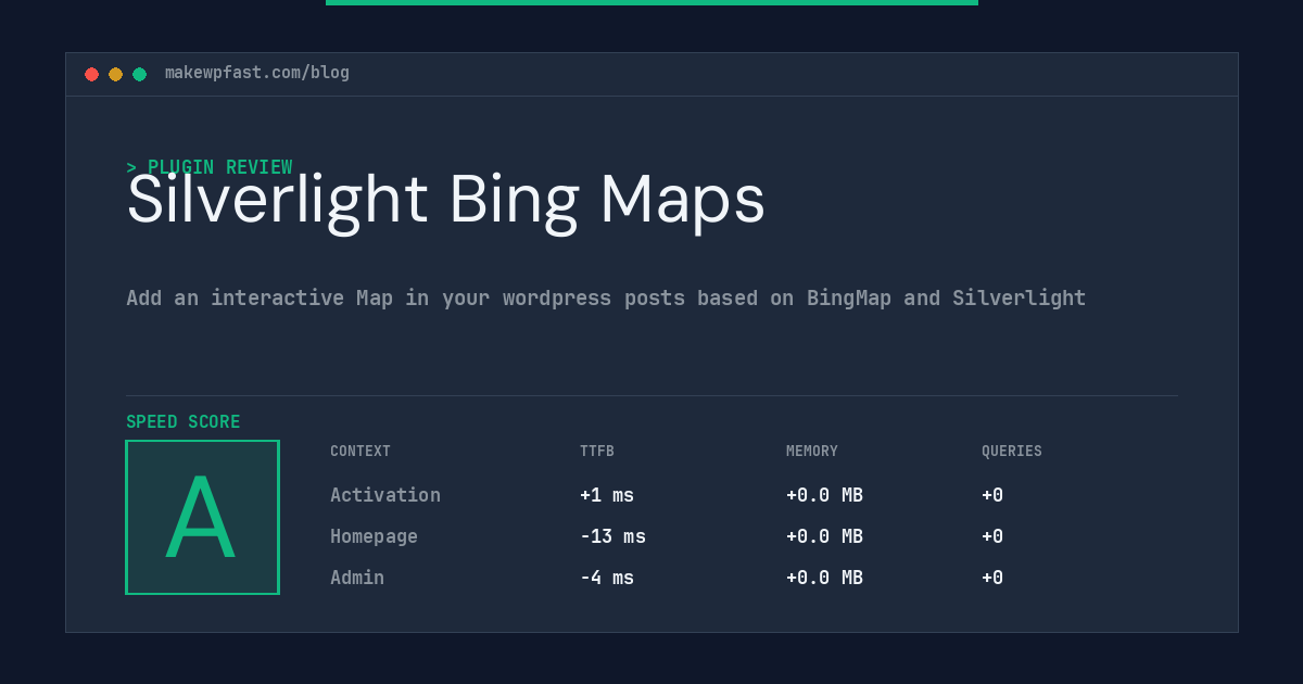 Silverlight Bing Maps - MakeWPFast