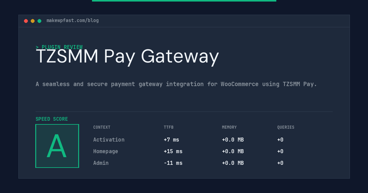 TZSMM Pay Gateway - MakeWPFast