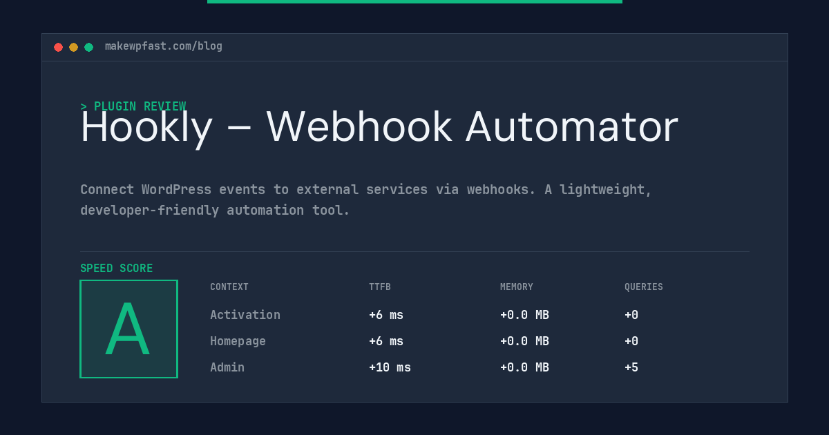 Hookly – Webhook Automator - MakeWPFast