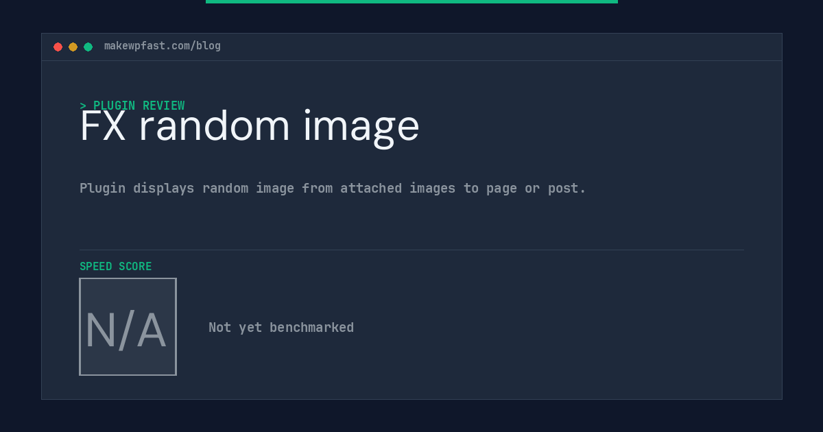 FX random image - MakeWPFast