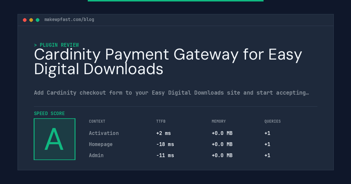 Cardinity Payment Gateway for Easy Digital Downloads - MakeWPFast