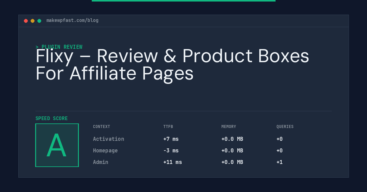 Flixy – Review & Product Boxes For Affiliate Pages - MakeWPFast