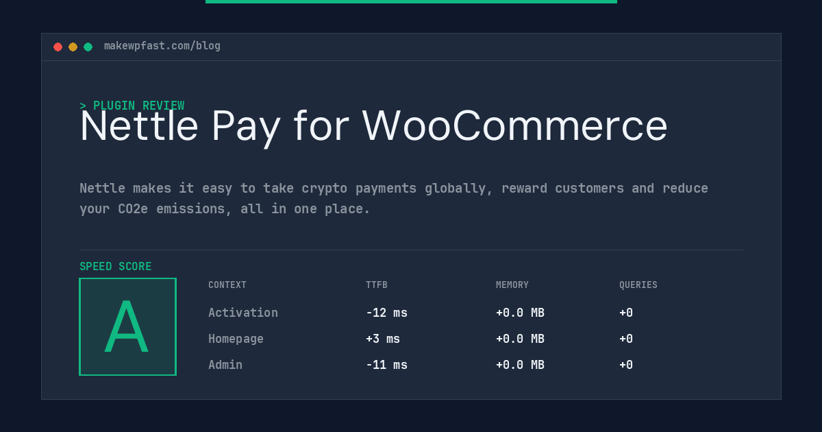 Nettle Pay for WooCommerce - MakeWPFast