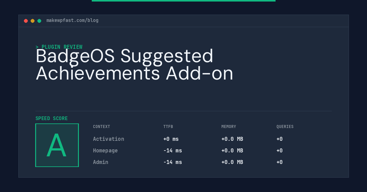 BadgeOS Suggested Achievements Add-on - MakeWPFast