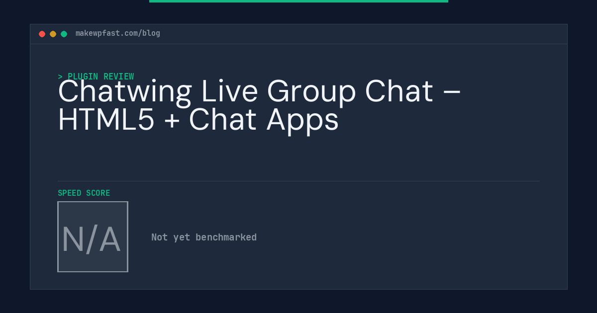Chatwing Live Group Chat – HTML5 + Chat Apps - MakeWPFast