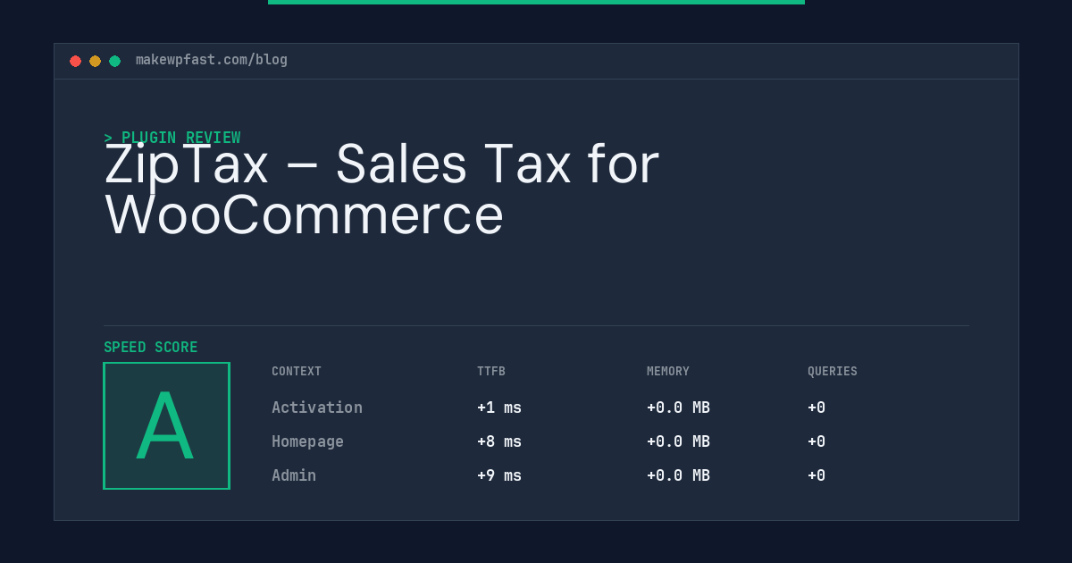 ZipTax – Sales Tax for WooCommerce - MakeWPFast