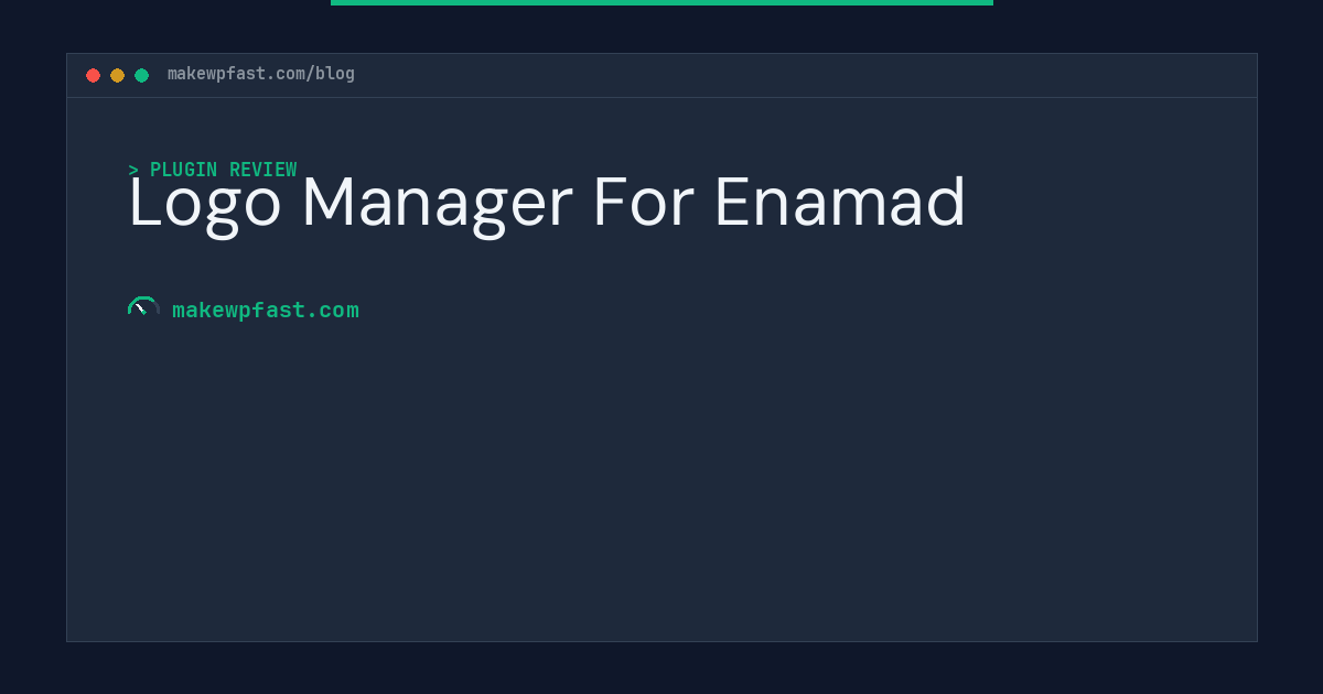 Logo Manager For Enamad - MakeWPFast