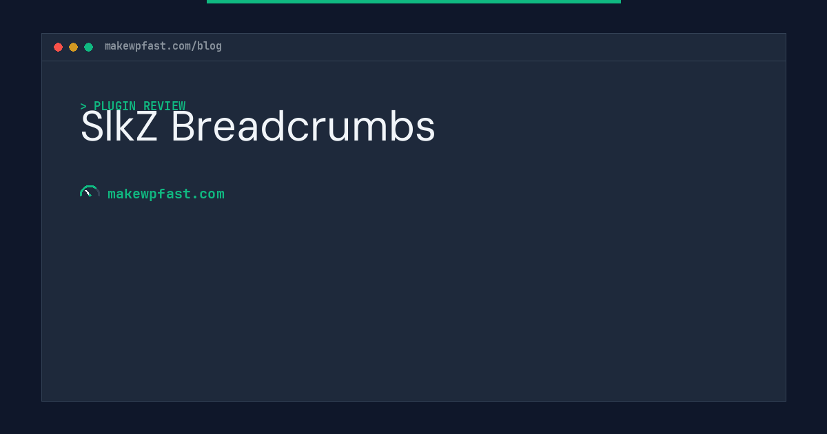 SlkZ Breadcrumbs - MakeWPFast