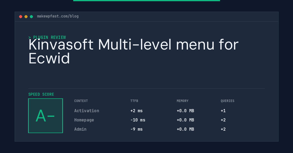 Kinvasoft Multi-level menu for Ecwid - MakeWPFast