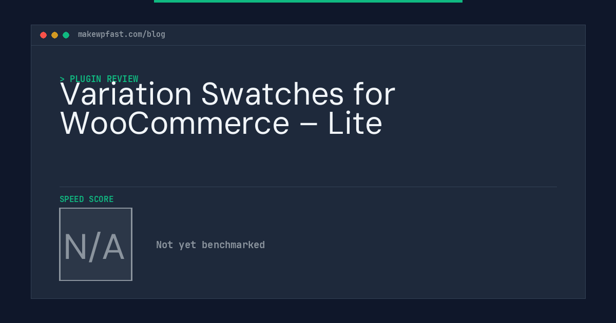 Variation Swatches for WooCommerce – Lite - MakeWPFast
