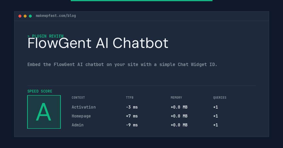 FlowGent AI Chatbot - MakeWPFast