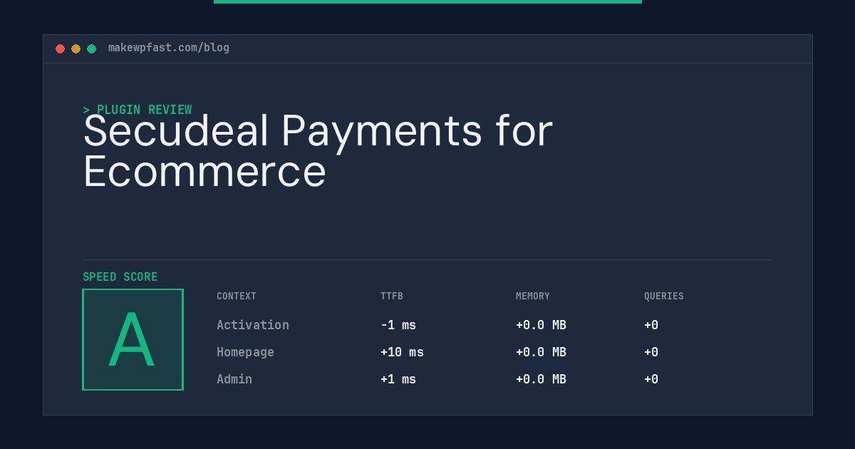 Secudeal Payments for Ecommerce - MakeWPFast