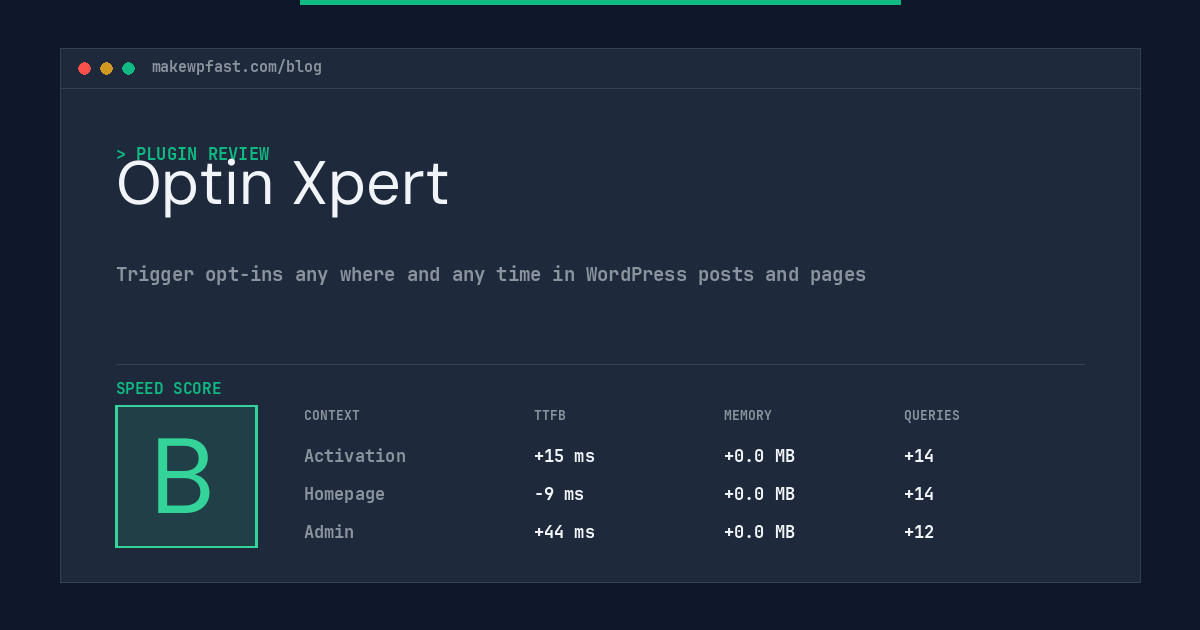 Optin Xpert - MakeWPFast