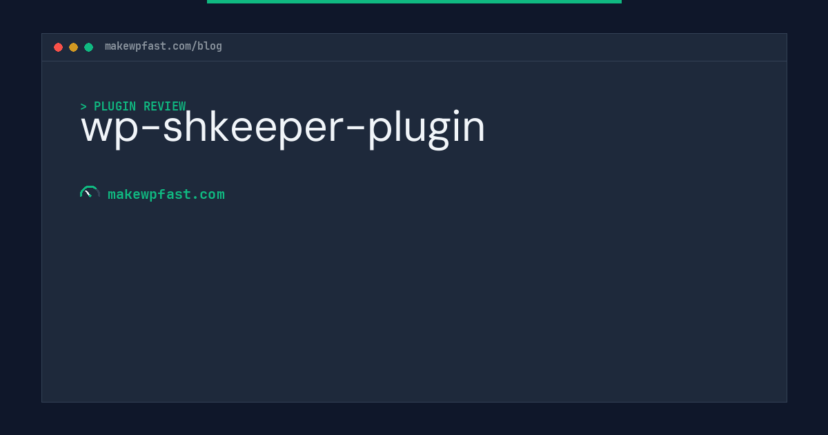 wp-shkeeper-plugin - MakeWPFast