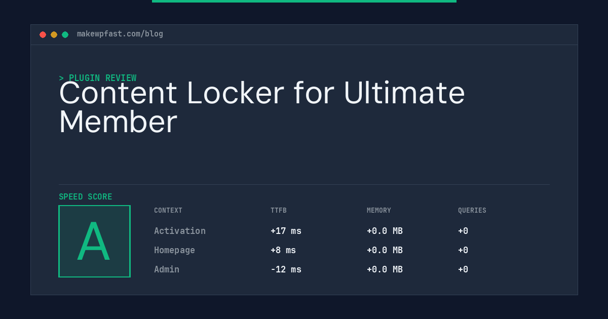 Content Locker for Ultimate Member - MakeWPFast