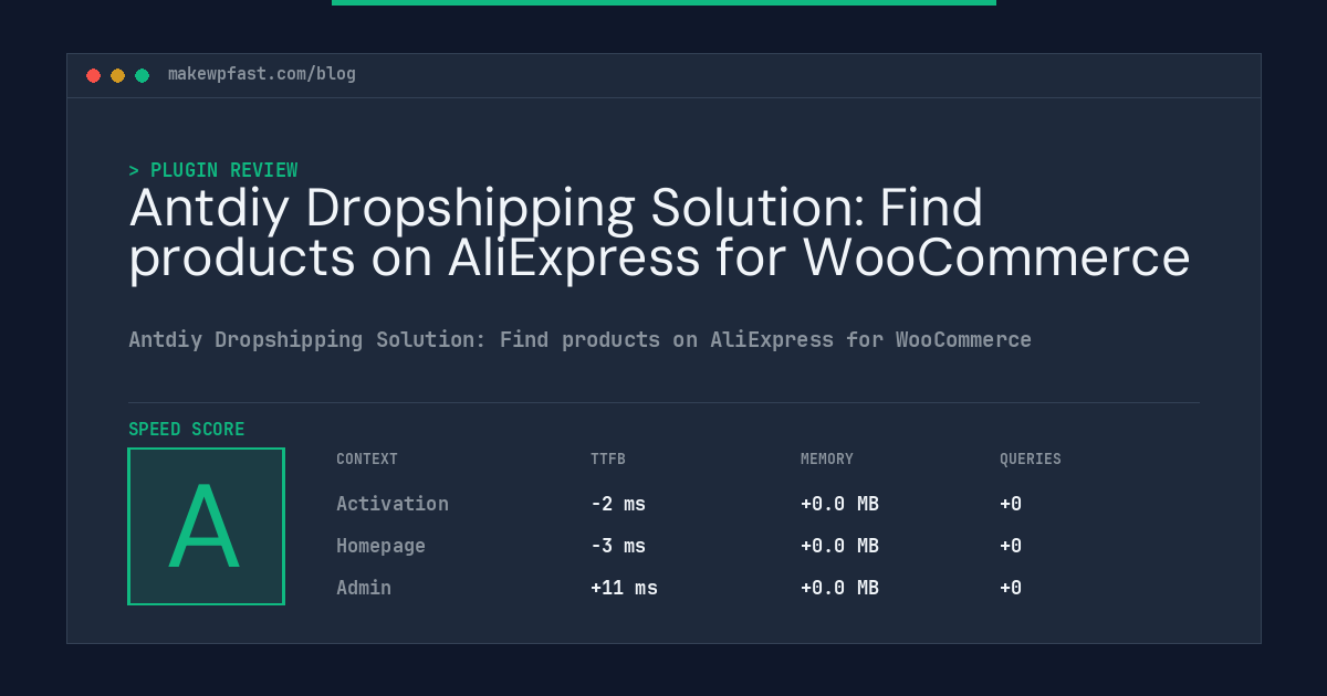 Antdiy Dropshipping Solution: Find products on AliExpress for WooCommerce - MakeWPFast