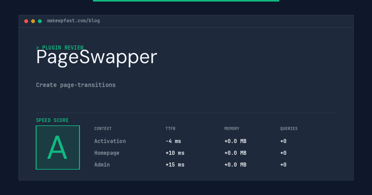 PageSwapper - MakeWPFast