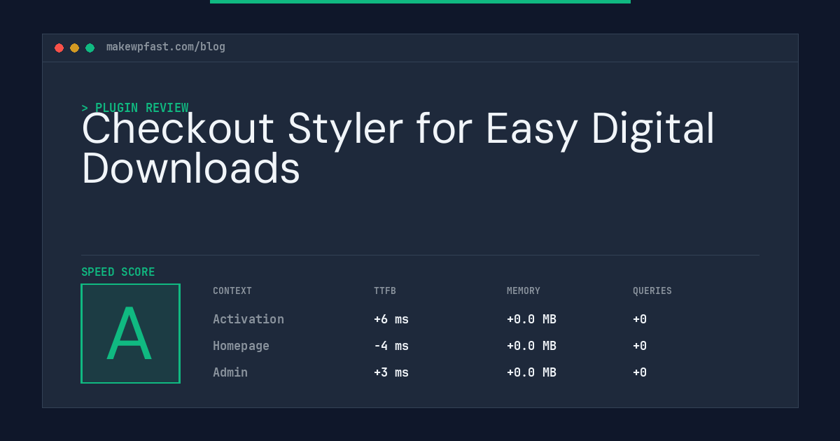 Checkout Styler for Easy Digital Downloads - MakeWPFast