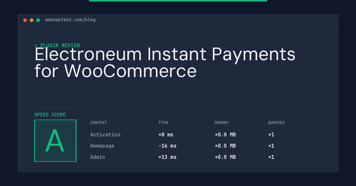 Electroneum Instant Payments for WooCommerce - MakeWPFast