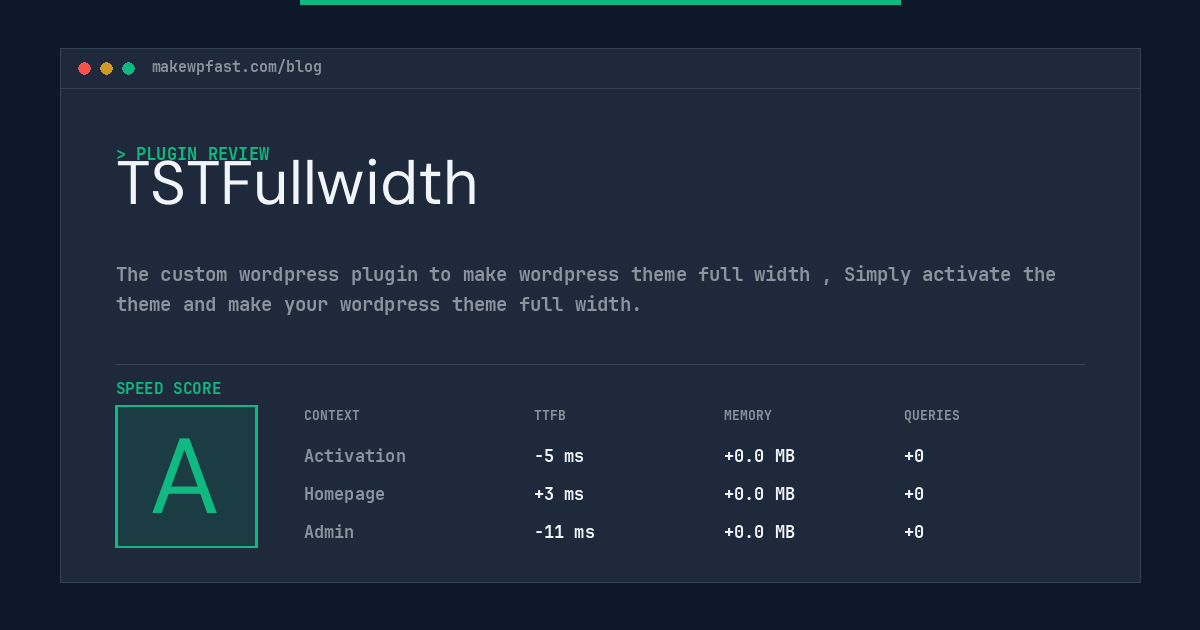 TSTFullwidth - MakeWPFast