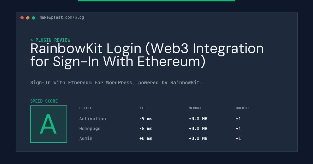 RainbowKit Login (Web3 Integration for Sign-In With Ethereum) - MakeWPFast