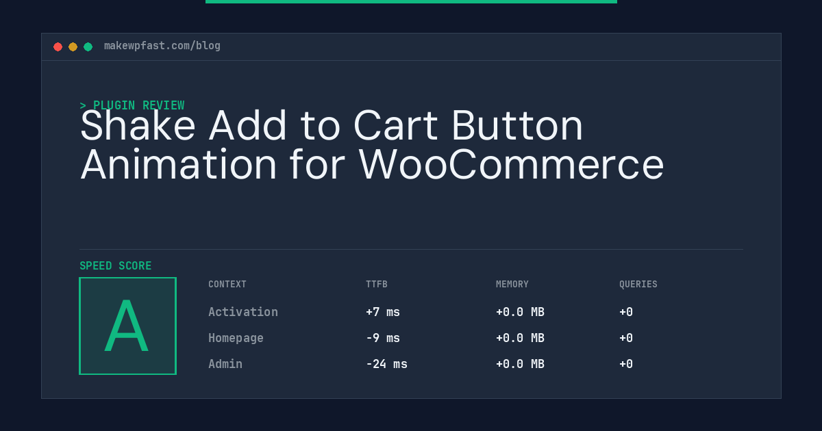 Shake Add to Cart Button Animation for WooCommerce - MakeWPFast