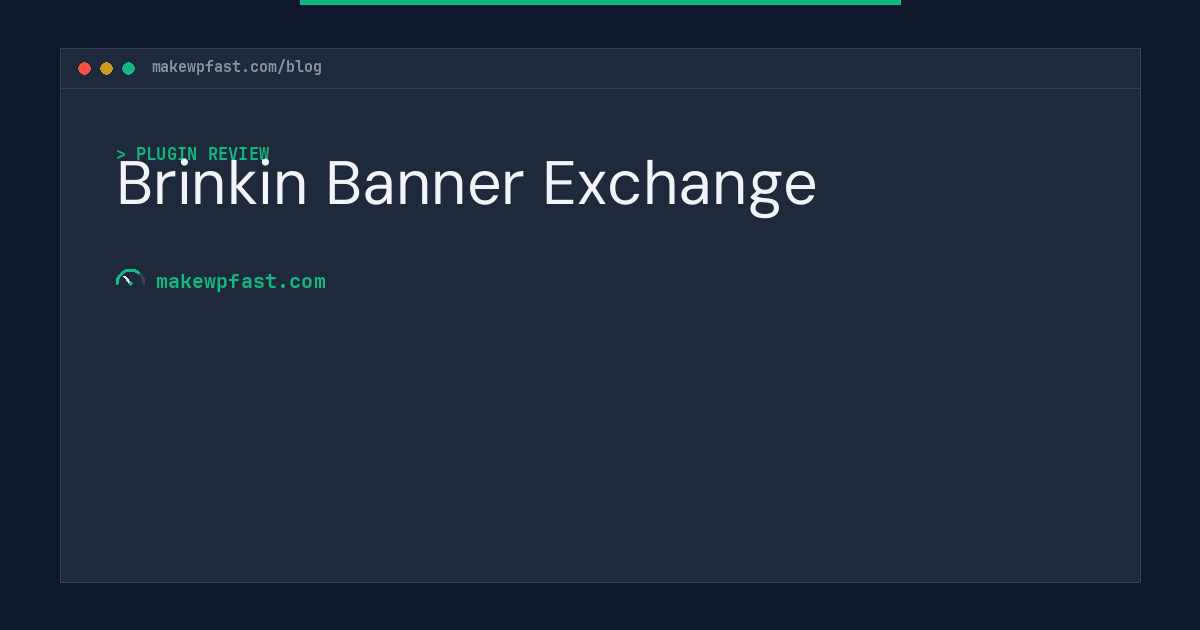 Brinkin Banner Exchange - MakeWPFast