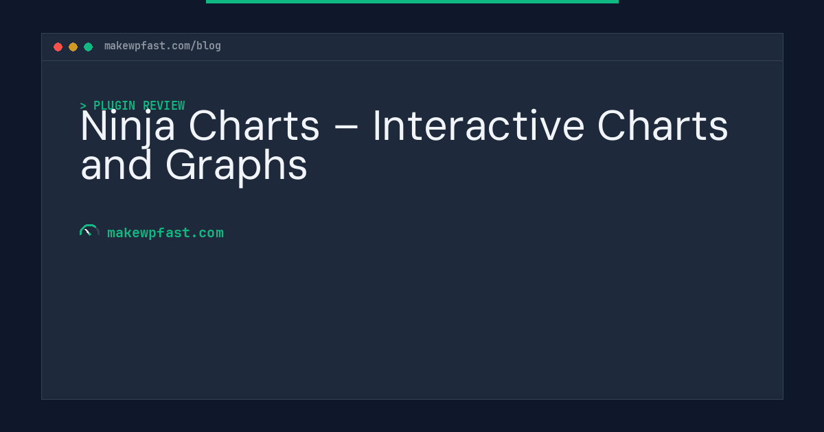 Ninja Charts – Interactive Charts and Graphs - MakeWPFast